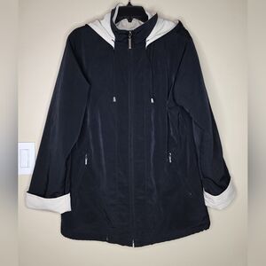 Big Chill Women's Blue Removable Hooded Winter Coat